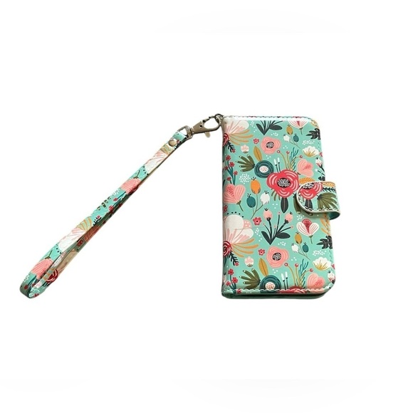 ULAK Floral iPhone Case Wristlet - Picture 1 of 5